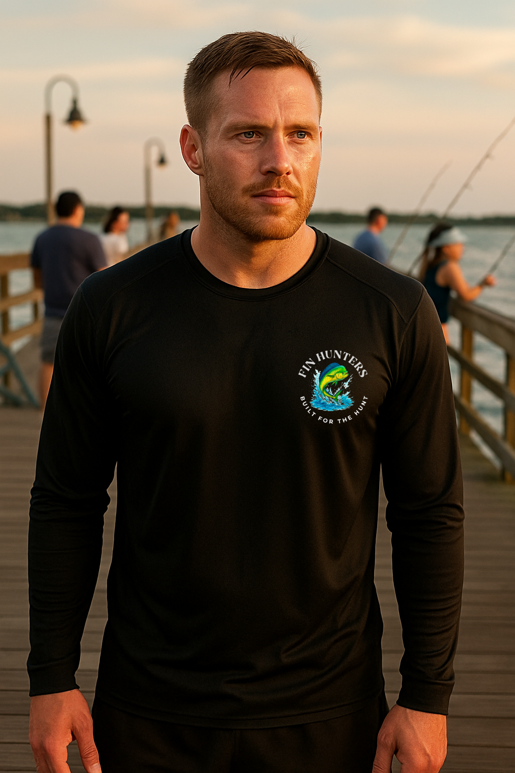 Florida Fin Hunters Mahi Long Sleeve UPF Shirt