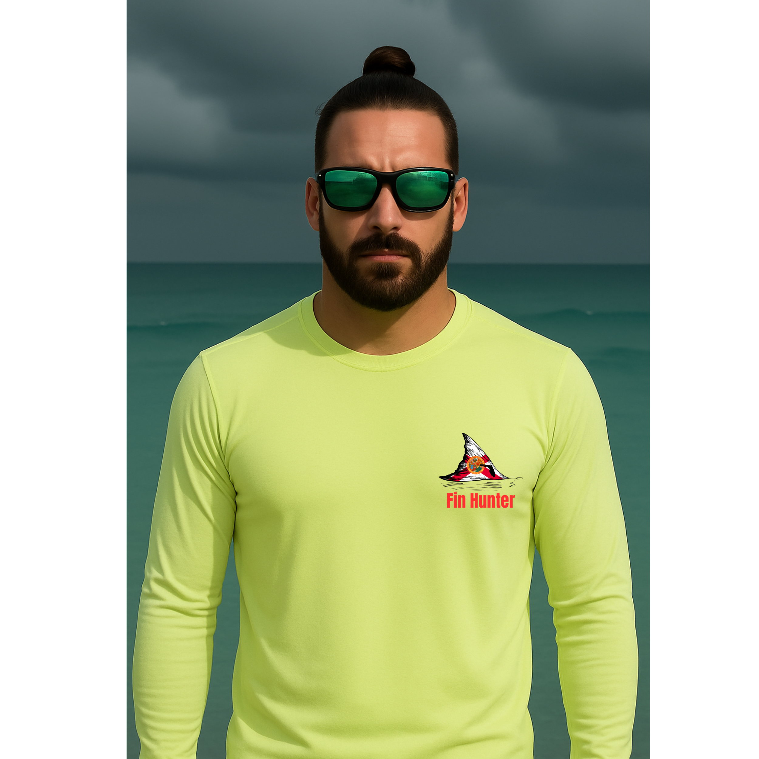 Red Fin Long Sleeve Performance UPS 50