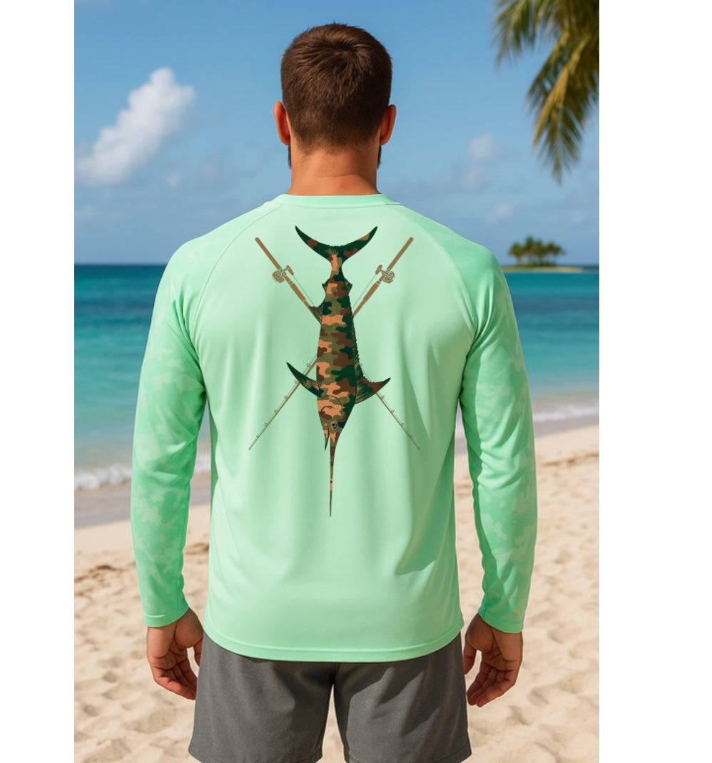 Swordfish long sleeve UPF 50 performance shirt