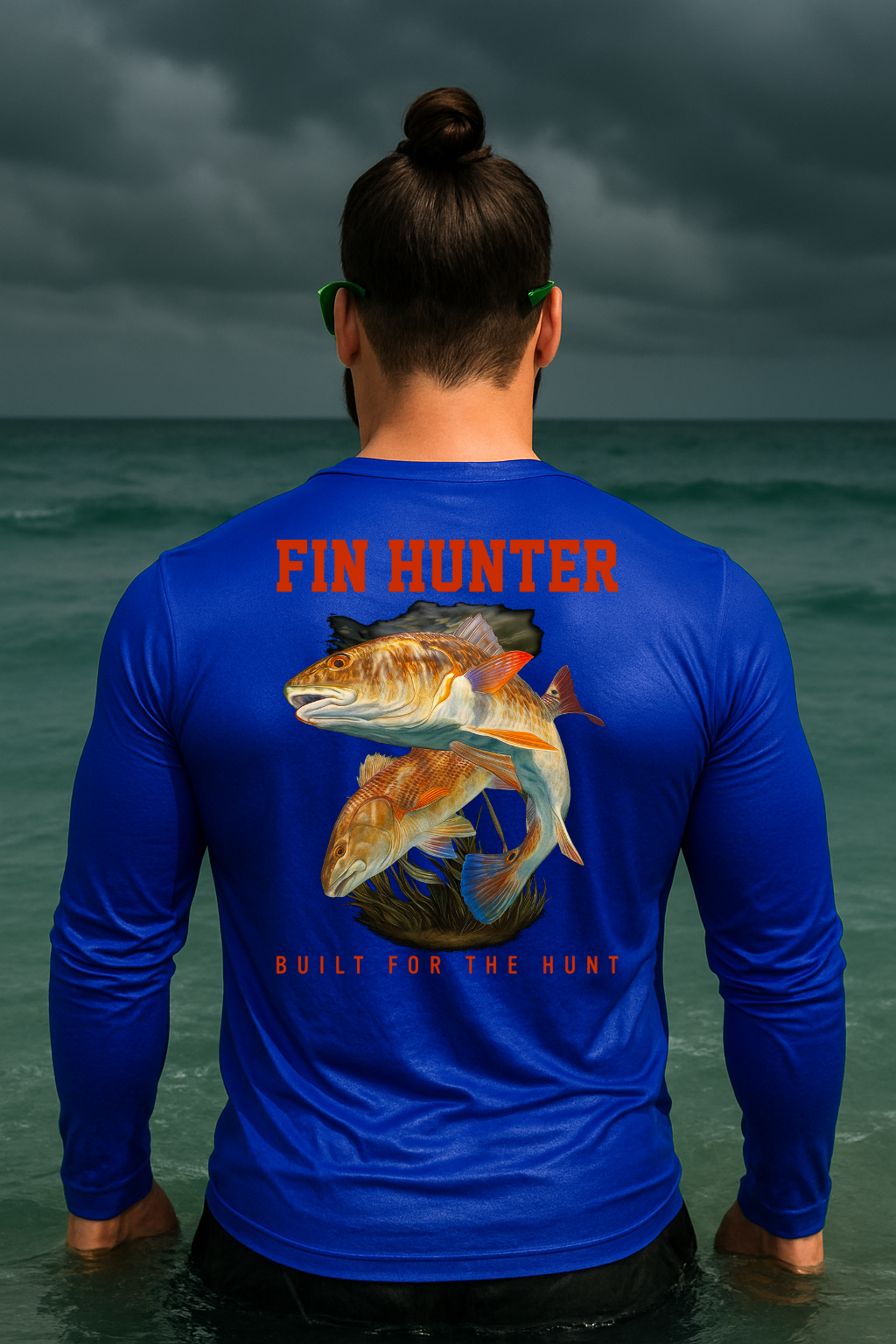 Red Fin Long Sleeve Performance UPS 50