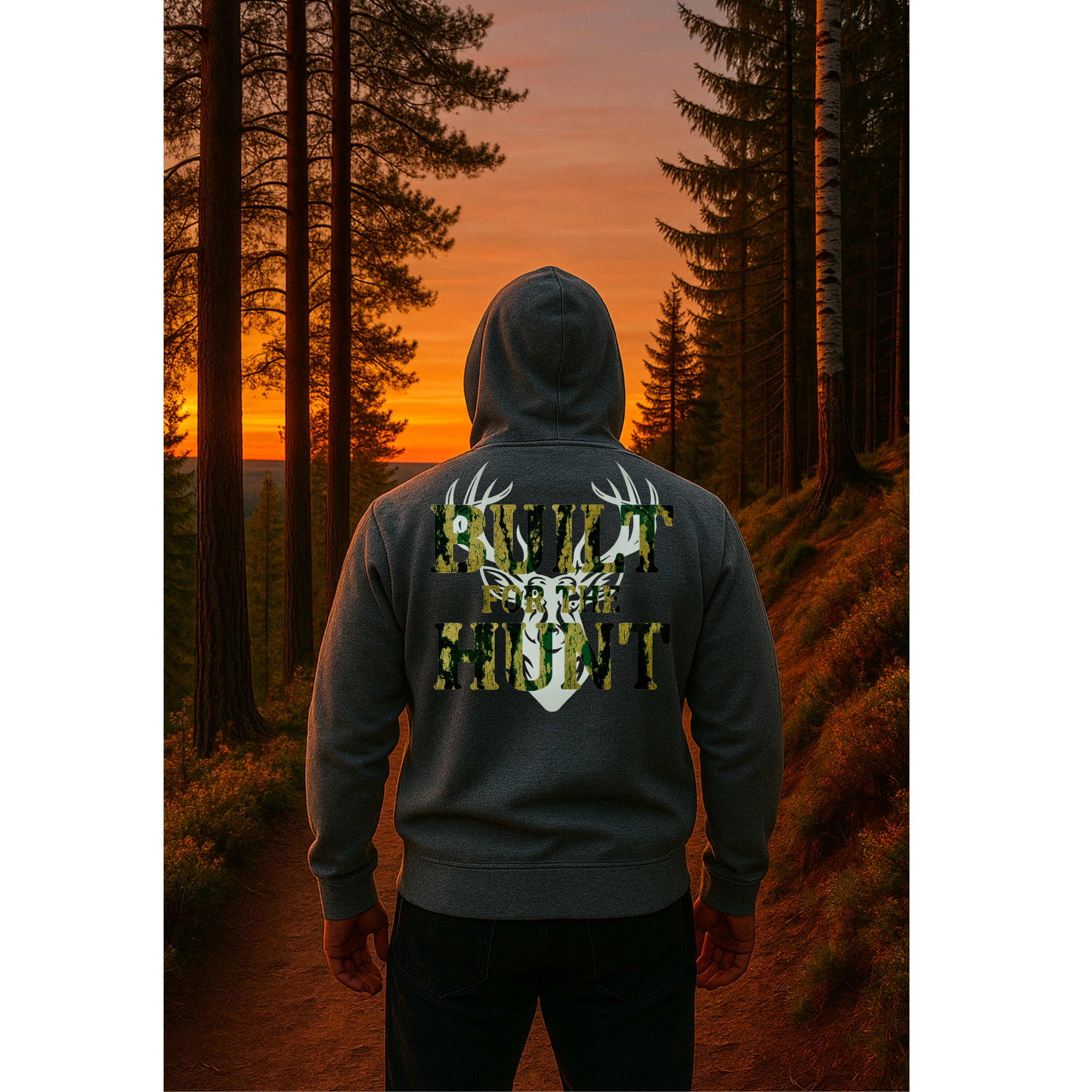 Built for the Hunt Hooded Jacket