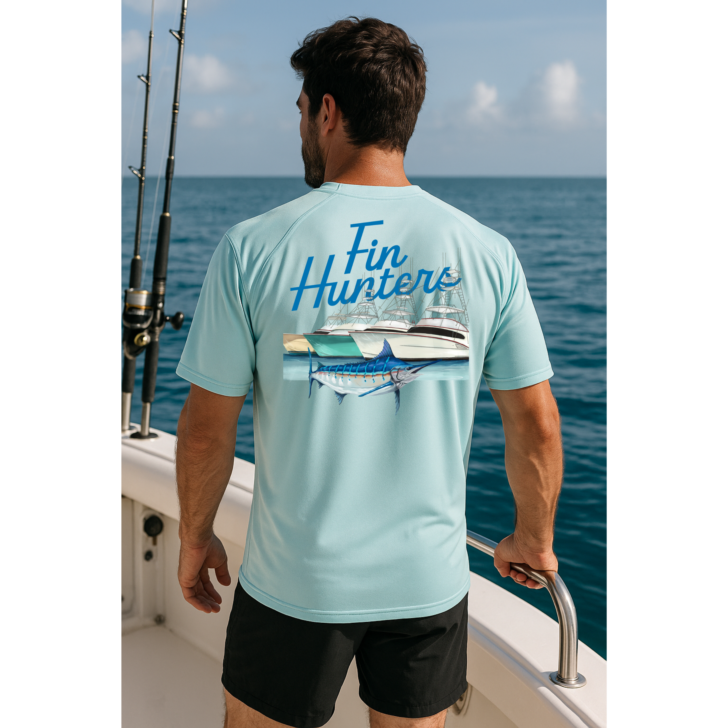 Fin Hunter Marlin Short Sleeve UPF 50