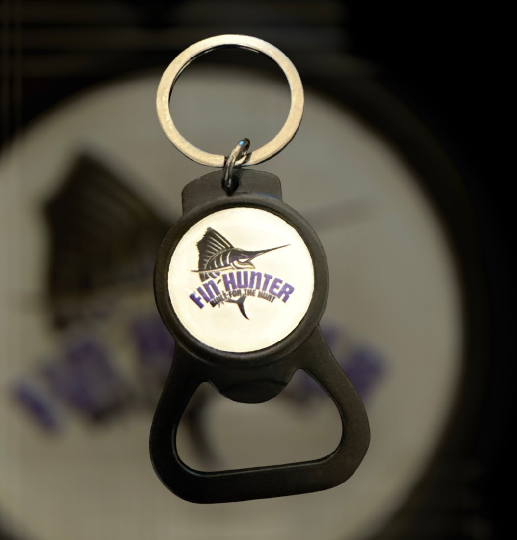 Fin Hunter Bottle opener and key chain