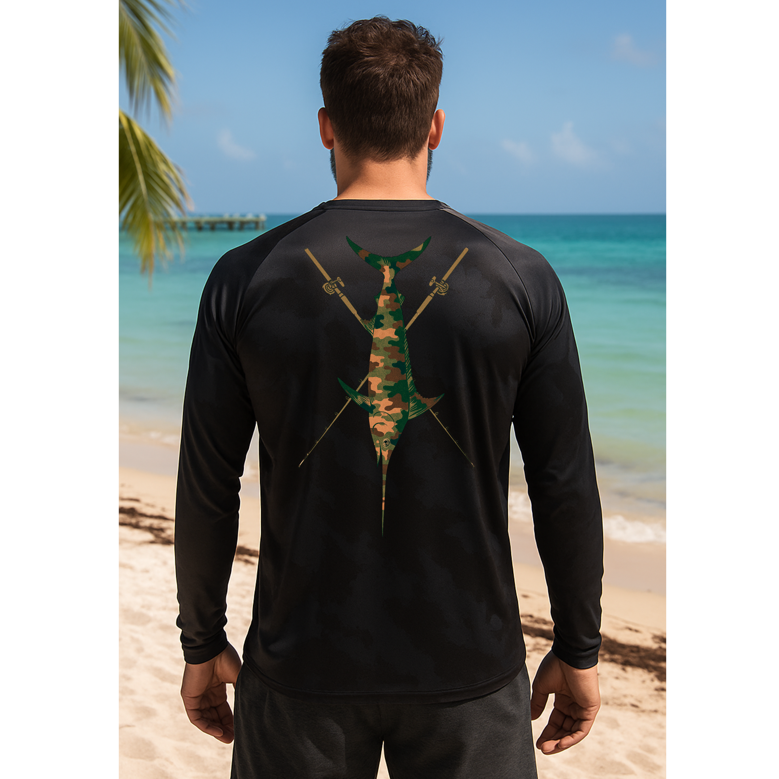 Swordfish long sleeve UPF 50 performance shirt