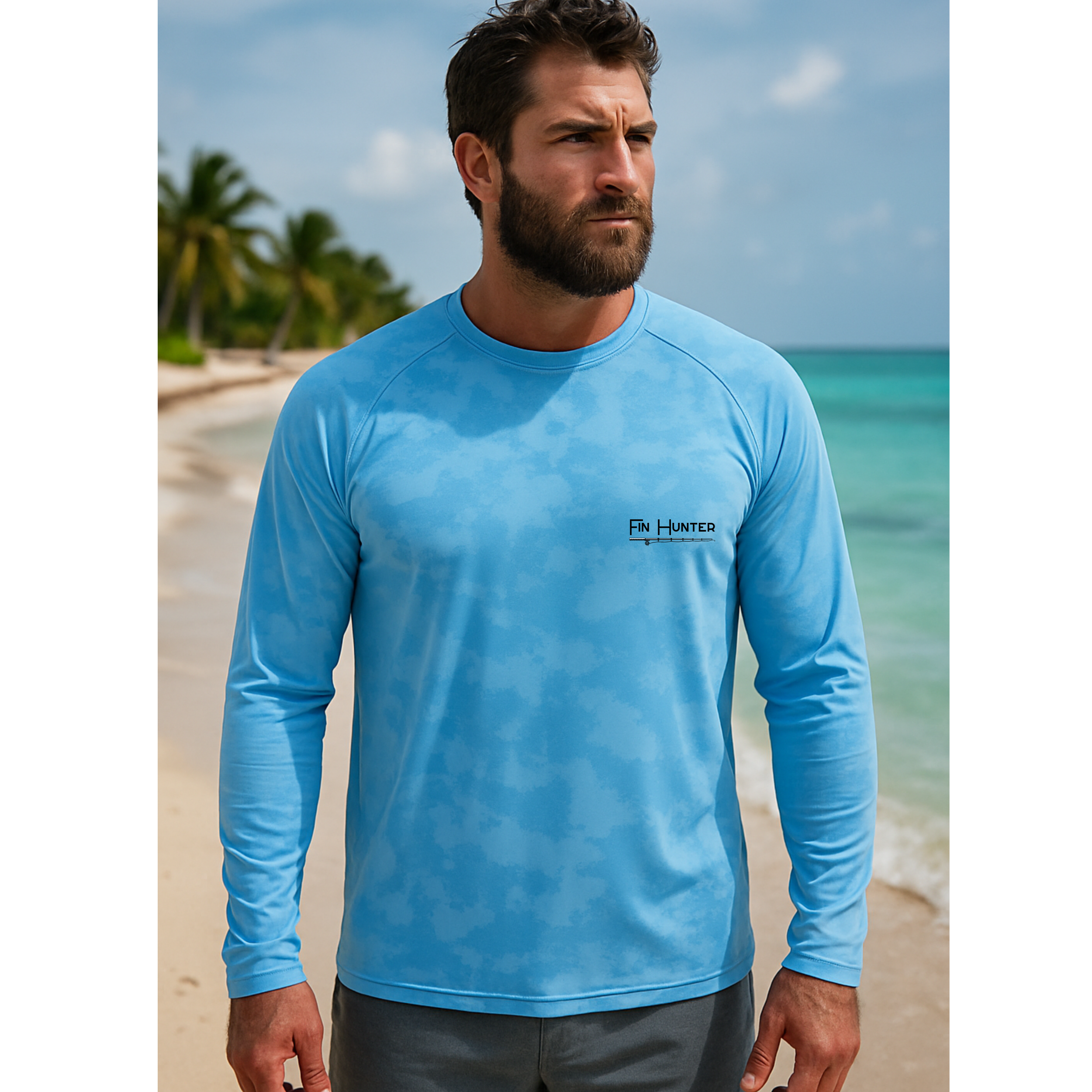 Swordfish long sleeve UPF 50 performance shirt