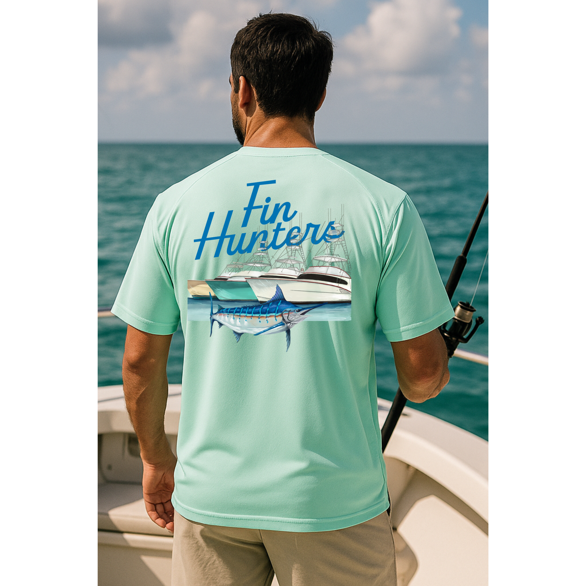 Fin Hunter Marlin Short Sleeve UPF 50
