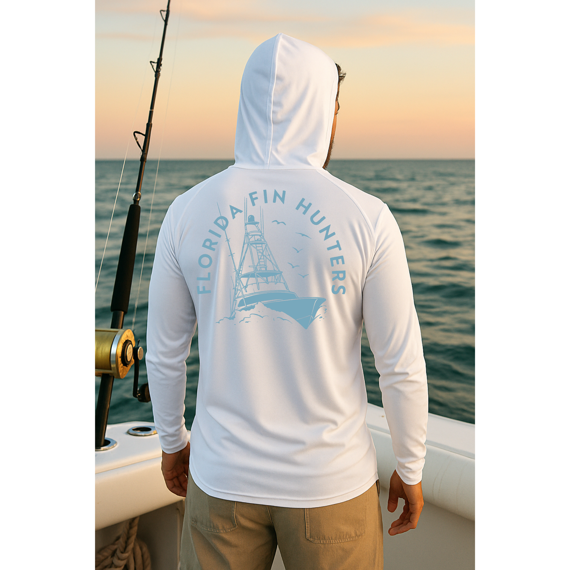 Long Sleeve UPF 50 Florida Fin Hunters Shirt