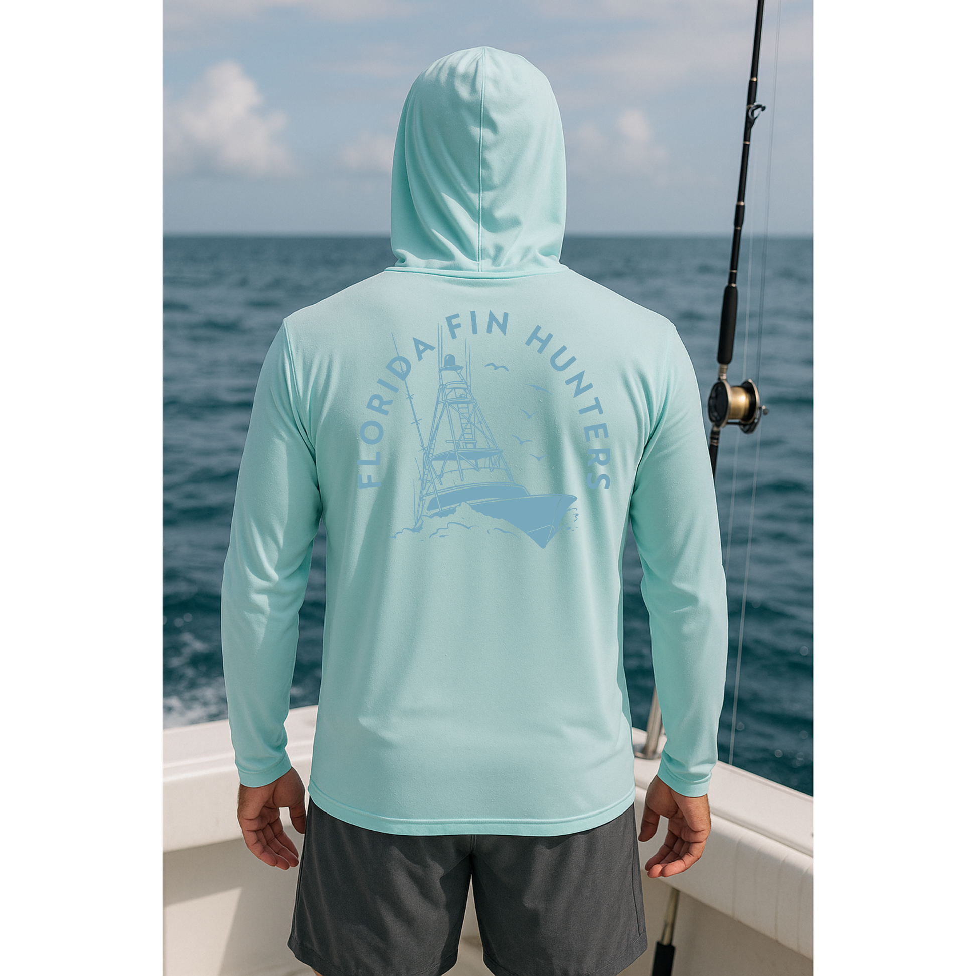 Long Sleeve UPF 50 Florida Fin Hunters Shirt