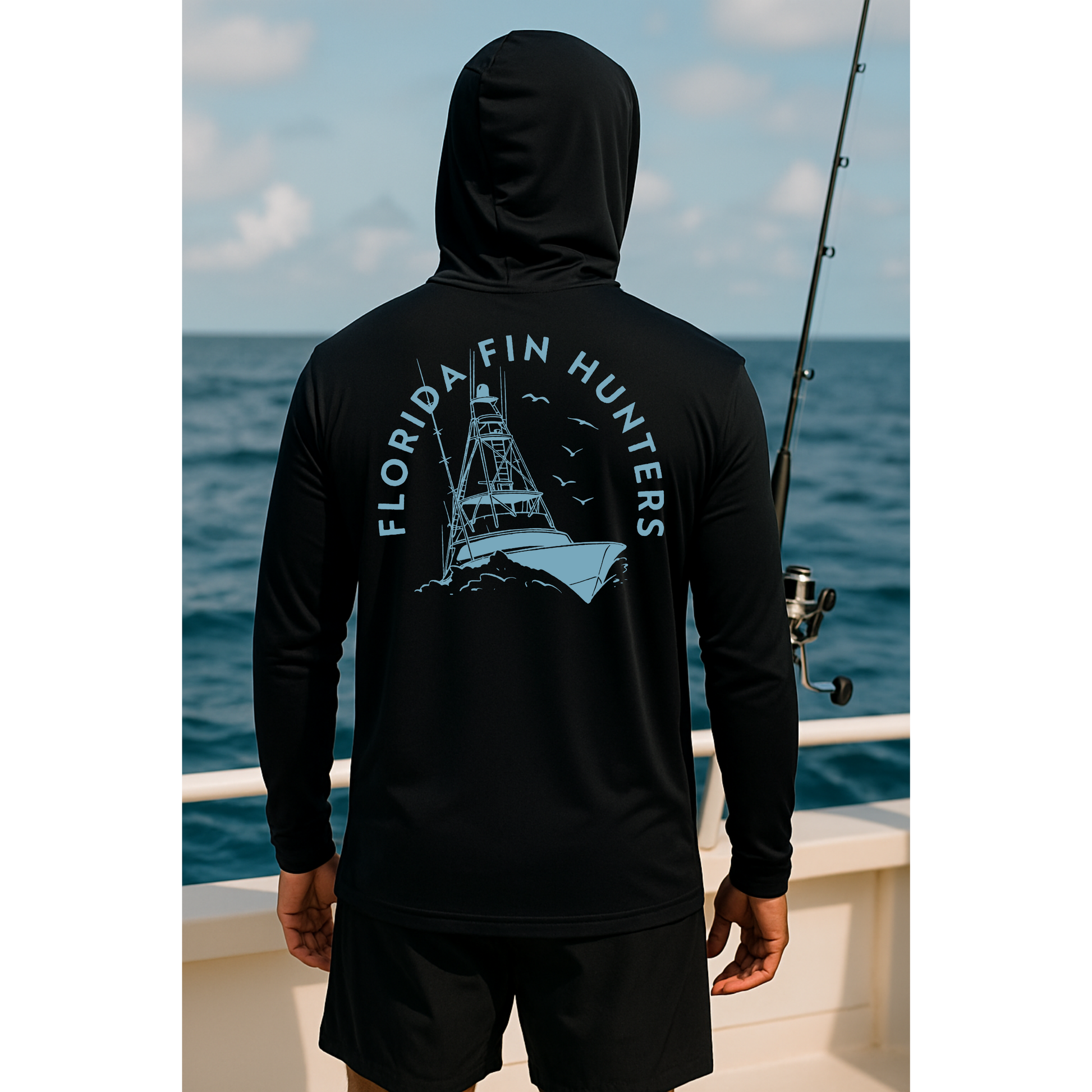 Long Sleeve UPF 50 Florida Fin Hunters Shirt