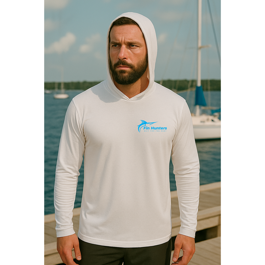 Compass Long Sleeve Hooded Performance shirt