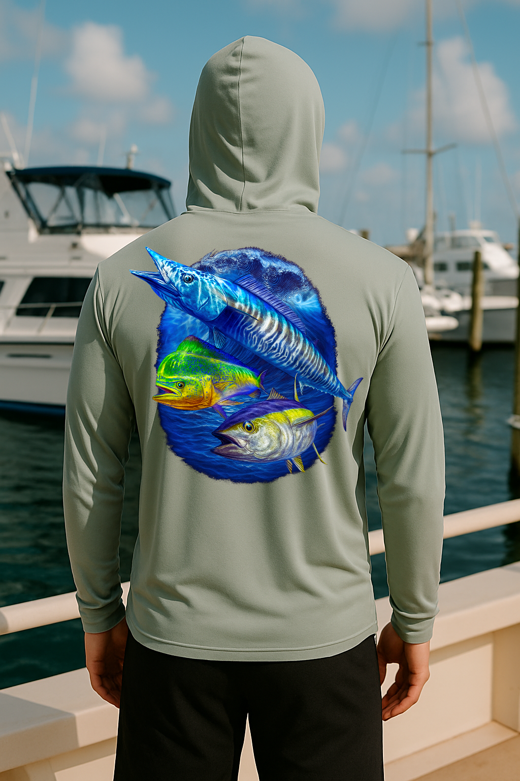 Triplet Performance Hooded Long Sleeve