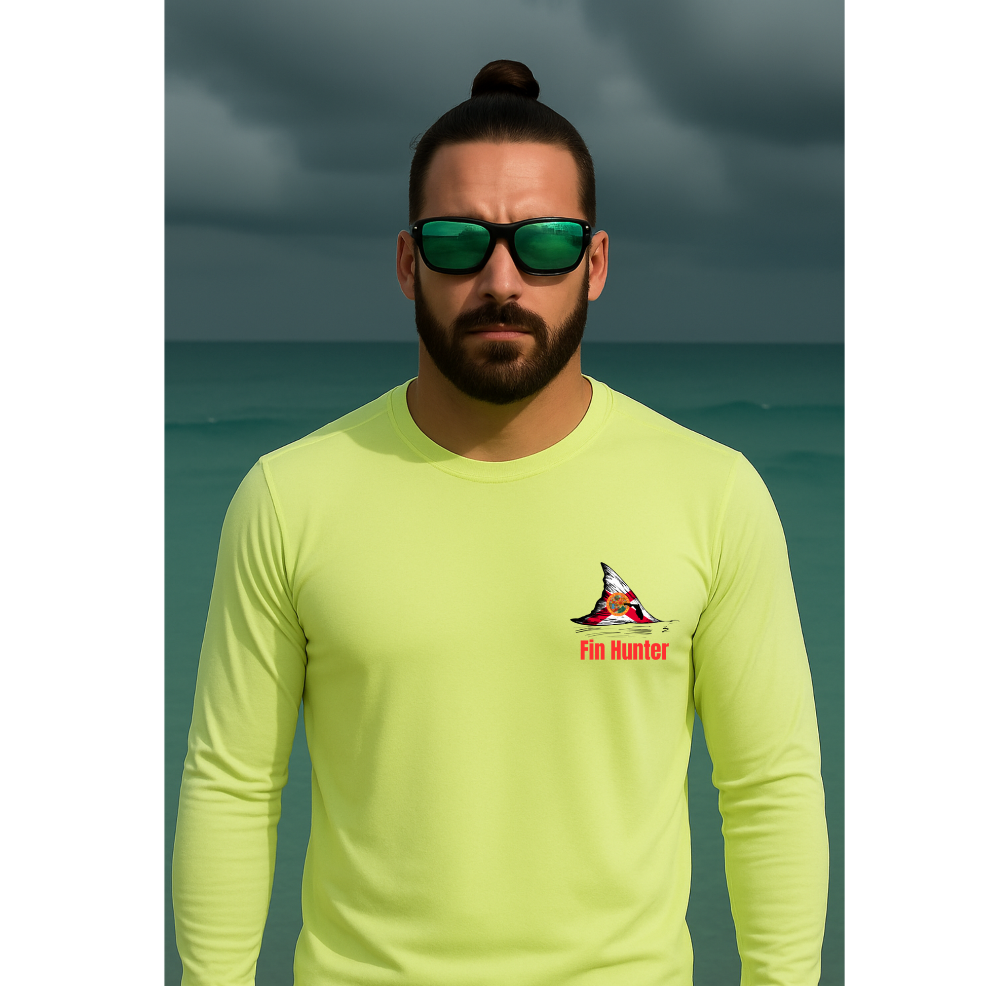 Red Fin Long Sleeve Performance UPS 50