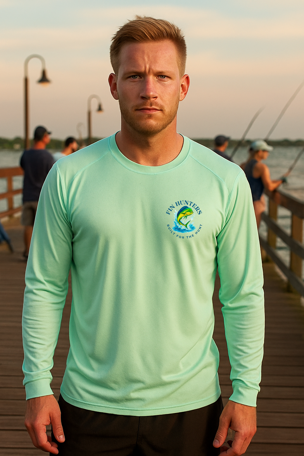 Florida Fin Hunters Mahi Long Sleeve UPF Shirt