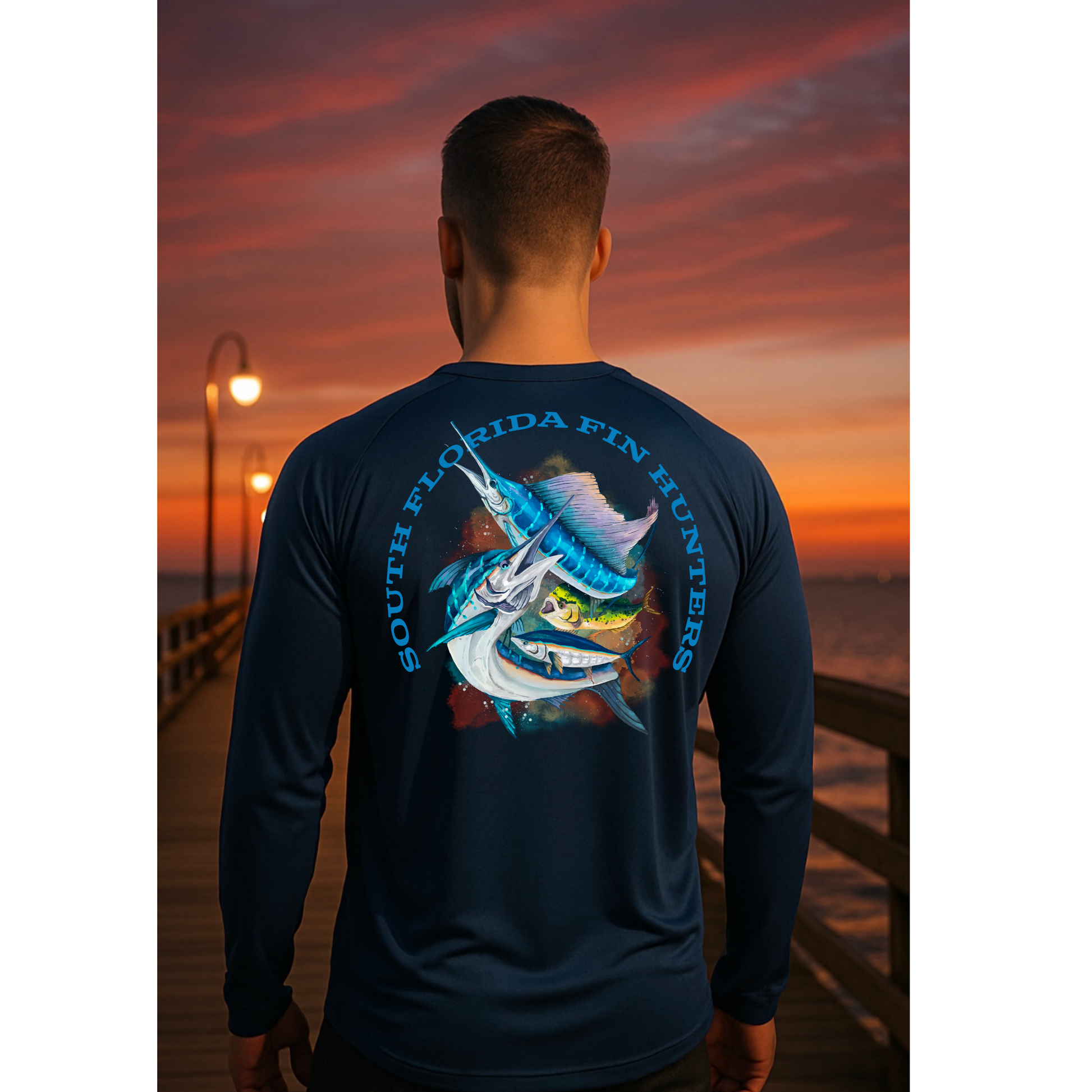 Long Sleeve UPF Florida Fin Hunters