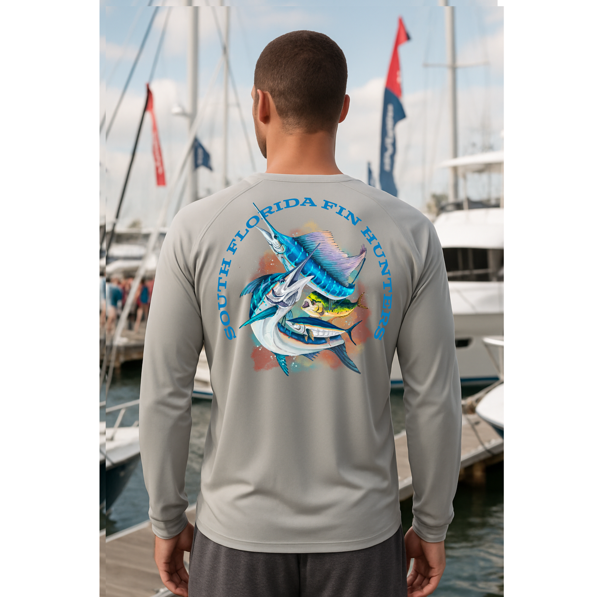 Long Sleeve UPF Florida Fin Hunters