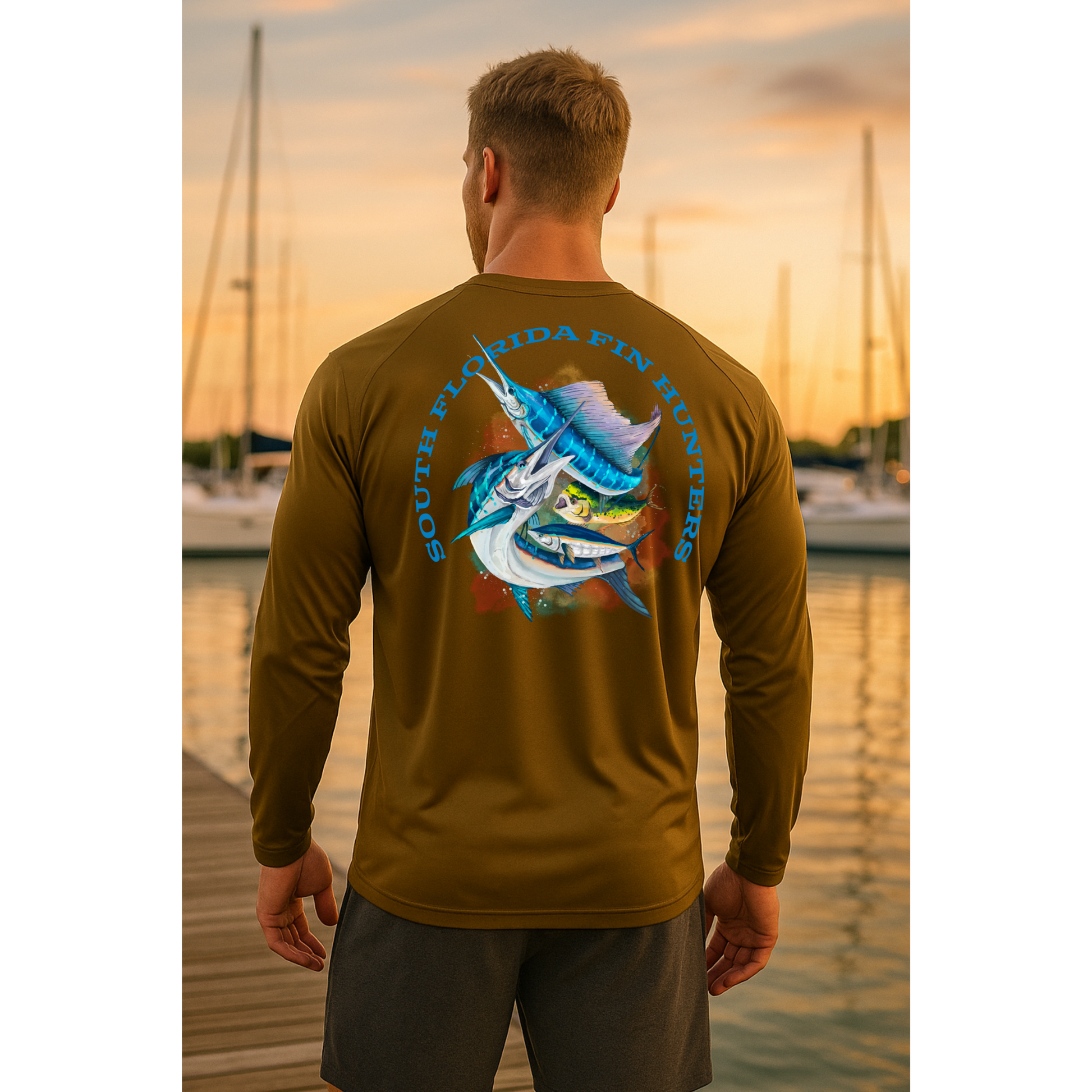 Long Sleeve UPF Florida Fin Hunters