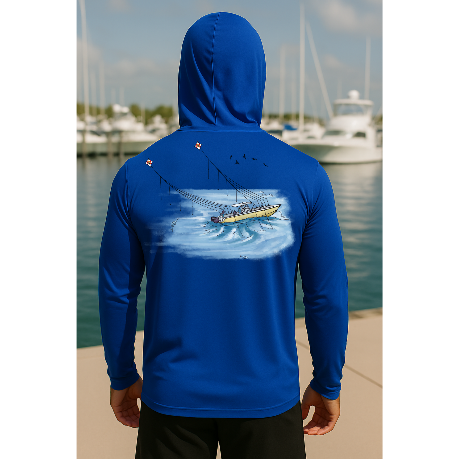 Kite Fishing Long Sleeve UPF 50 performance