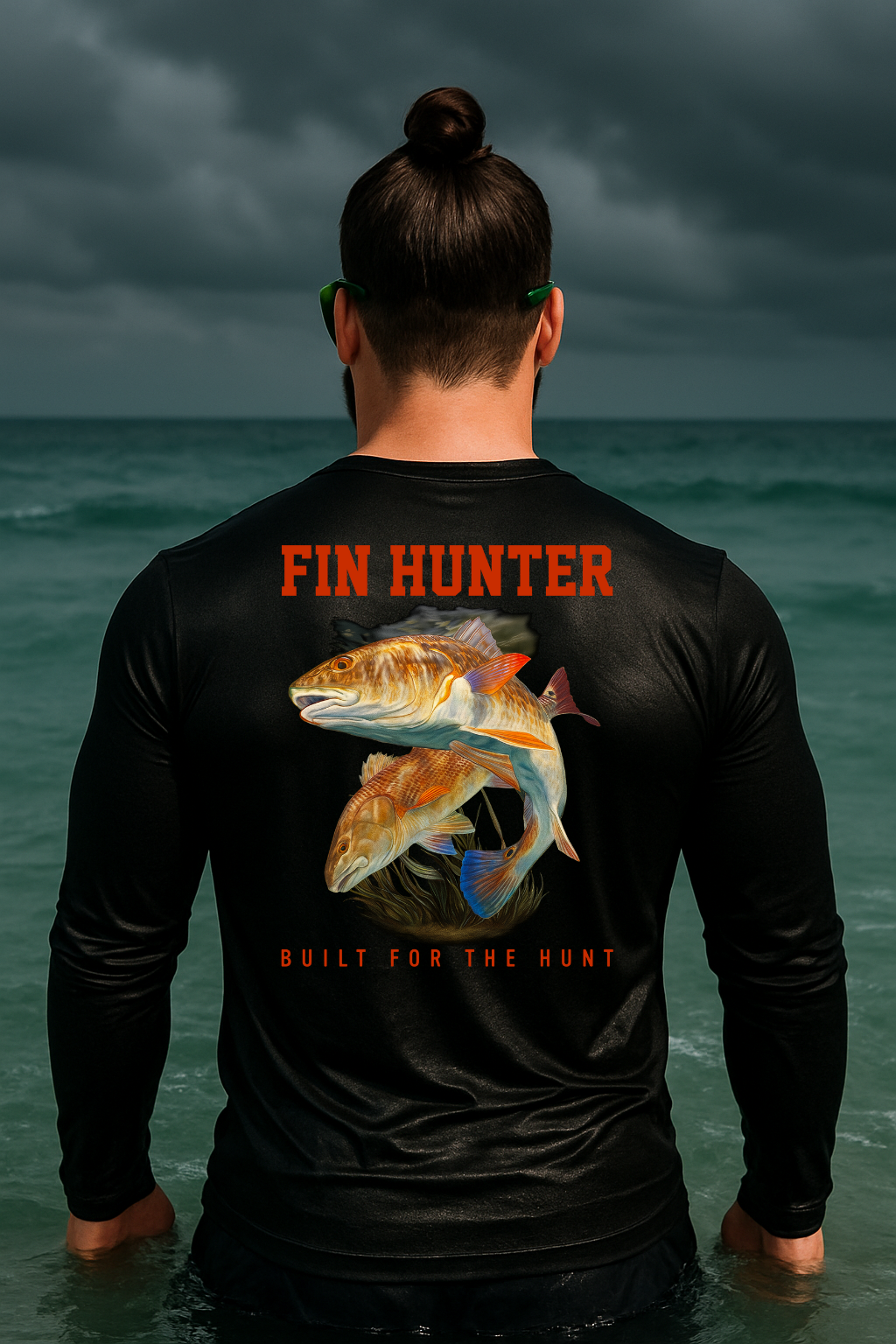 Red Fin Long Sleeve Performance UPS 50