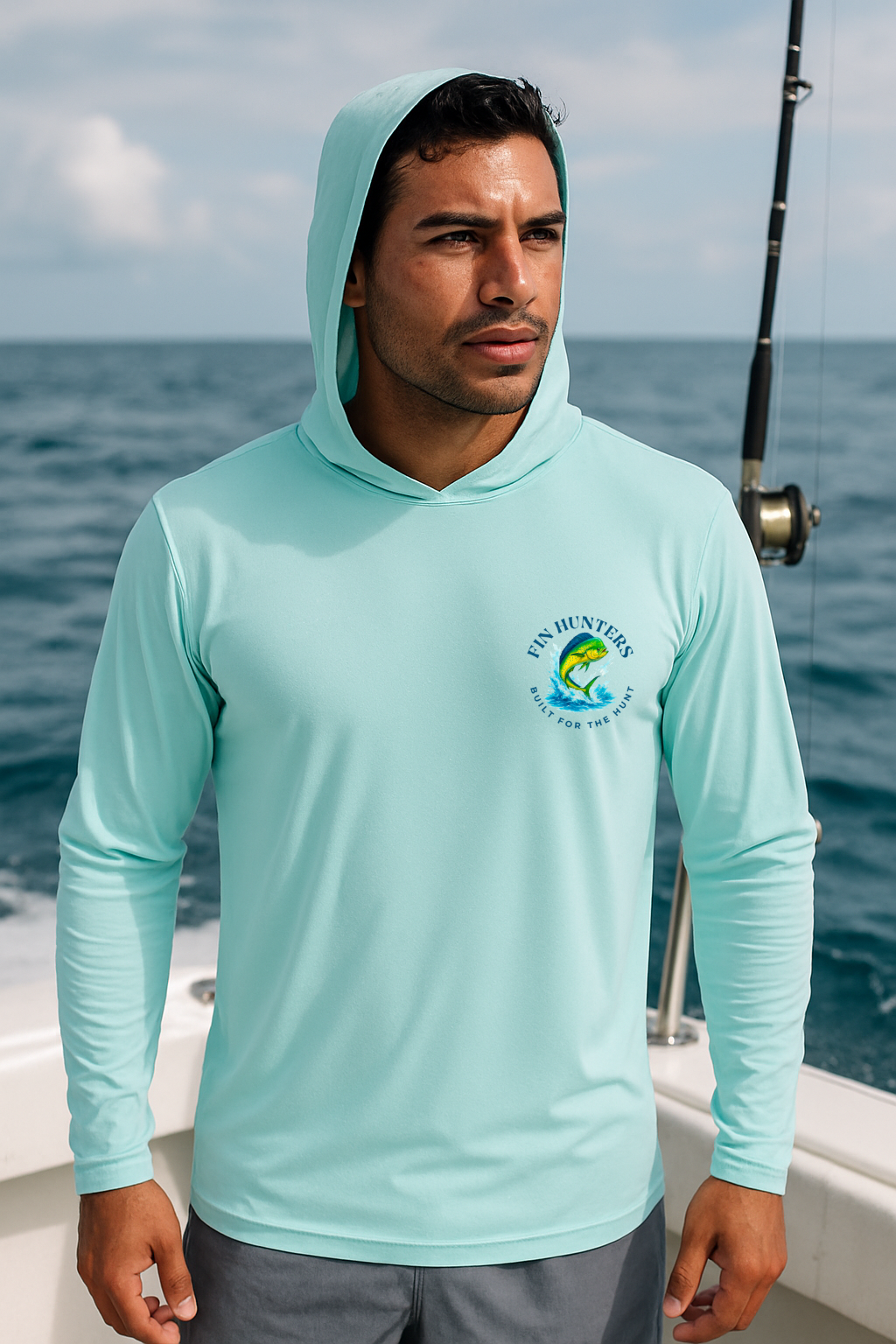 Long Sleeve UPF 50 Florida Fin Hunters Shirt