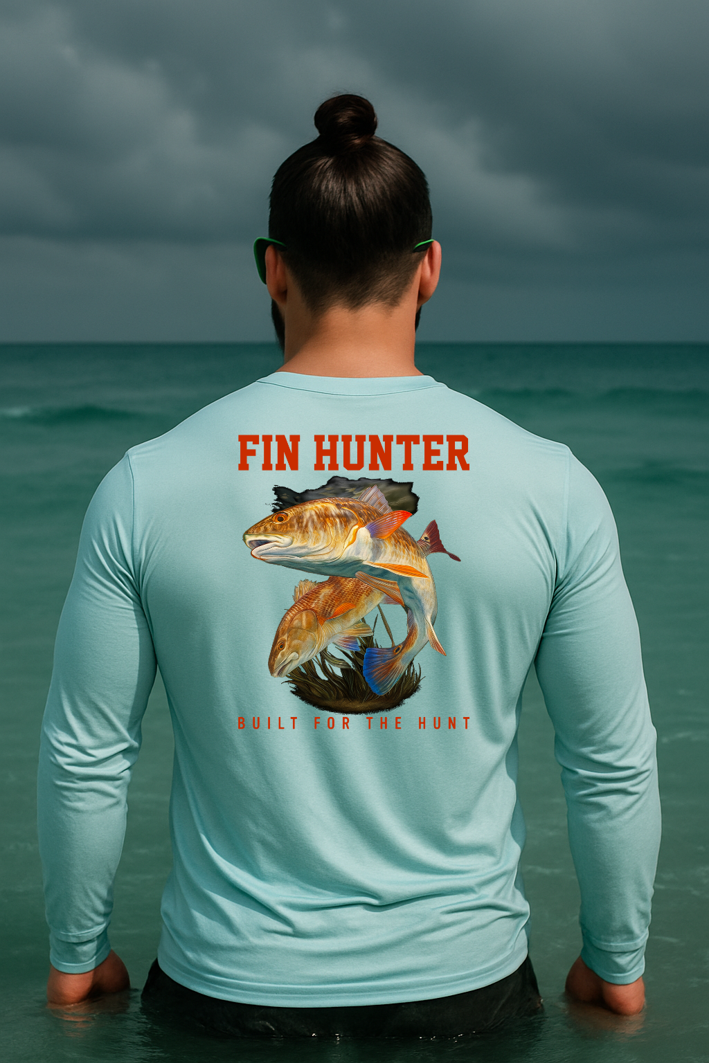 Red Fin Long Sleeve Performance UPS 50