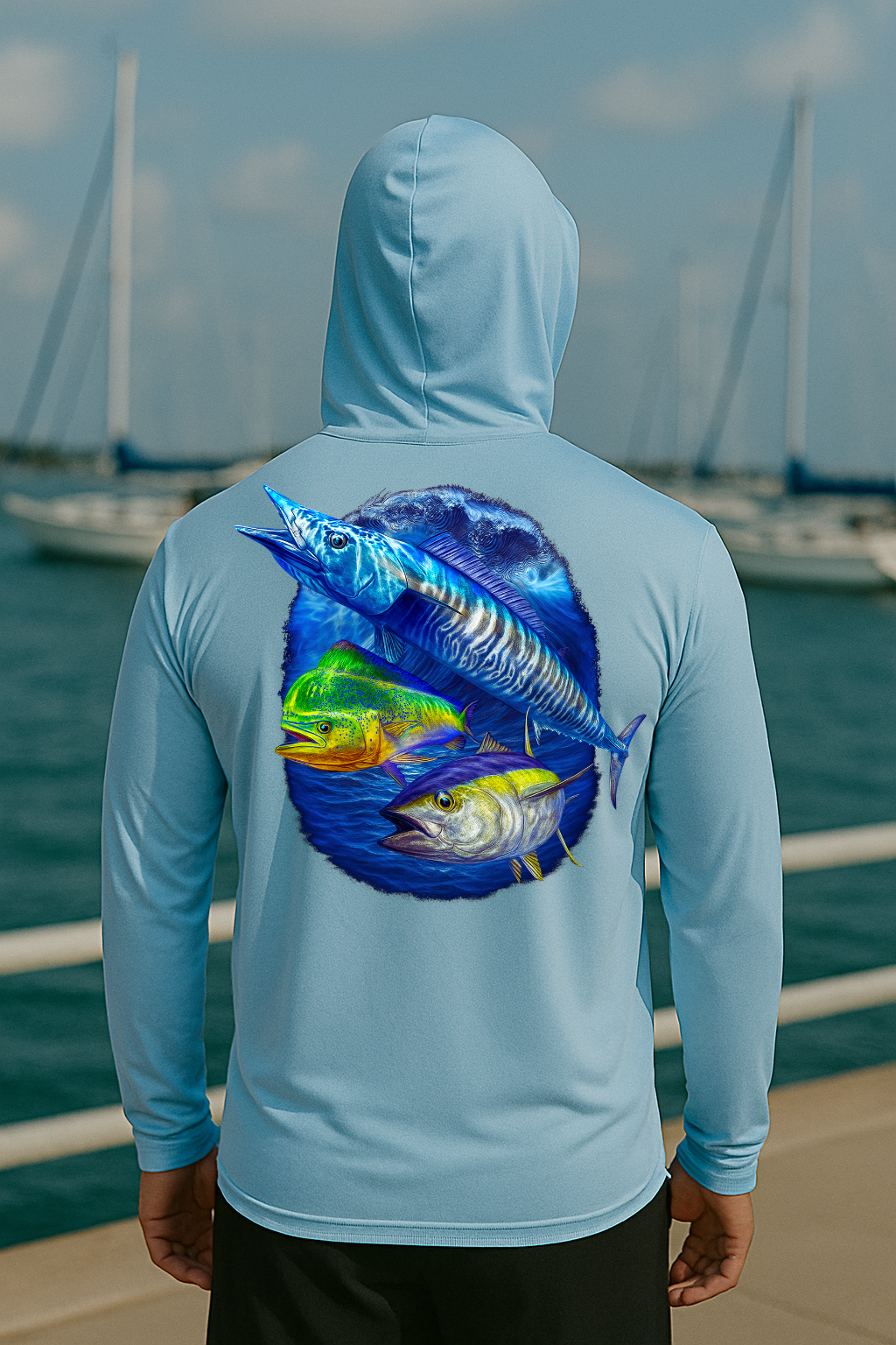 Triplet Performance Hooded Long Sleeve