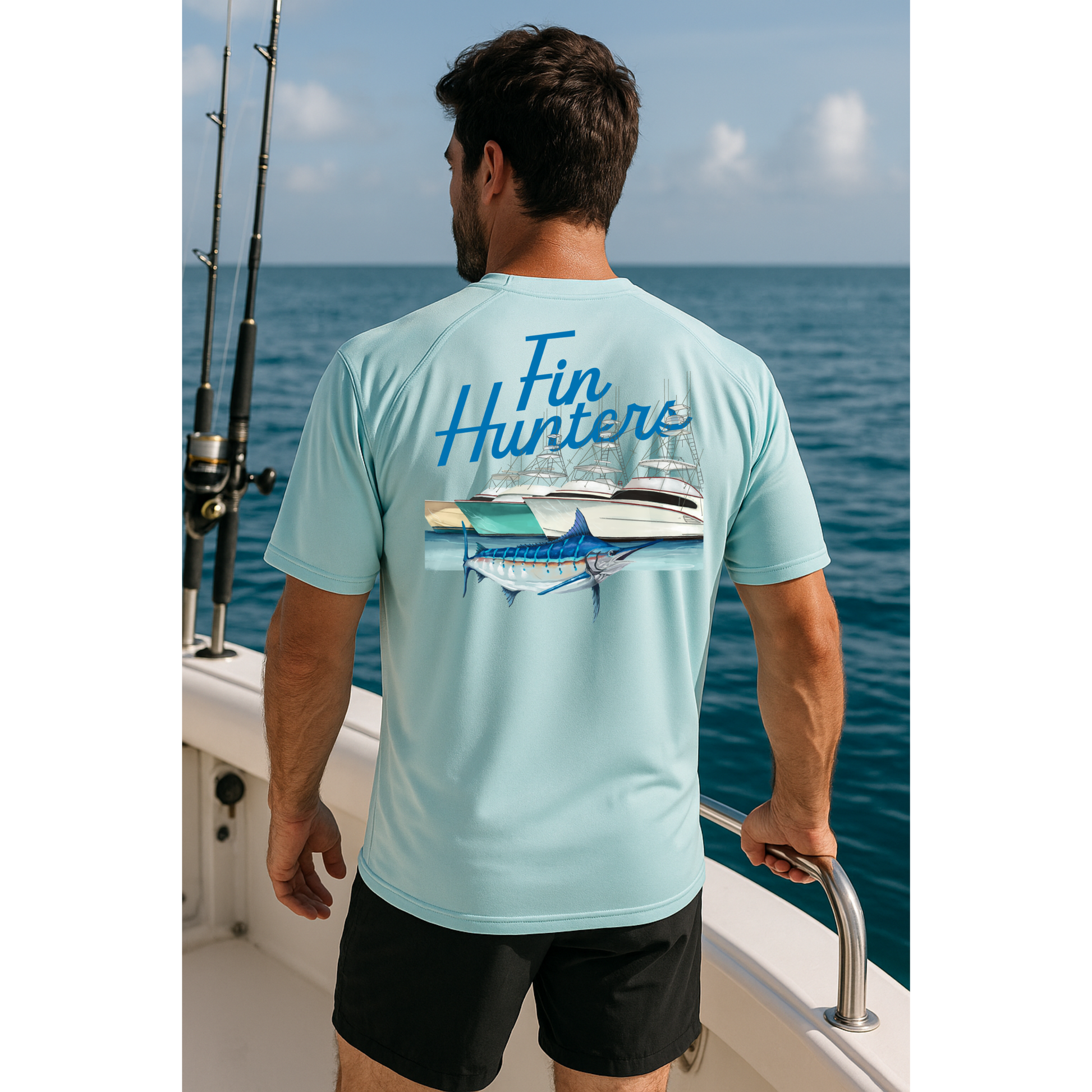 Fin Hunter Marlin Short Sleeve UPF 50