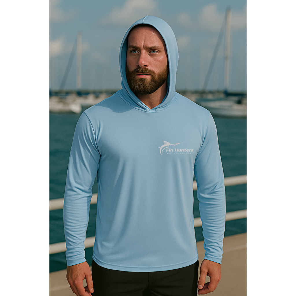 Compass Long Sleeve Hooded Performance shirt