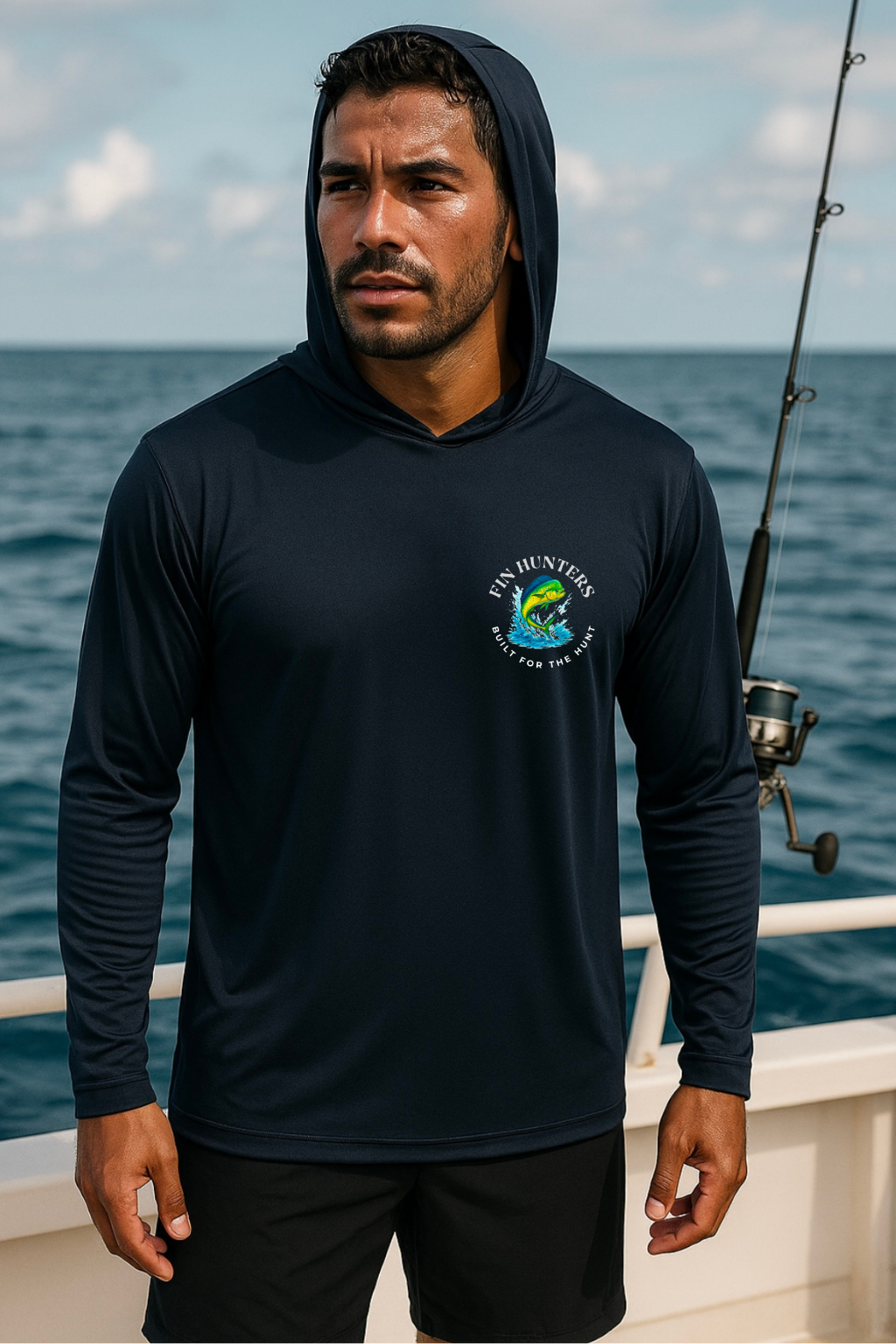 Long Sleeve UPF 50 Florida Fin Hunters Shirt