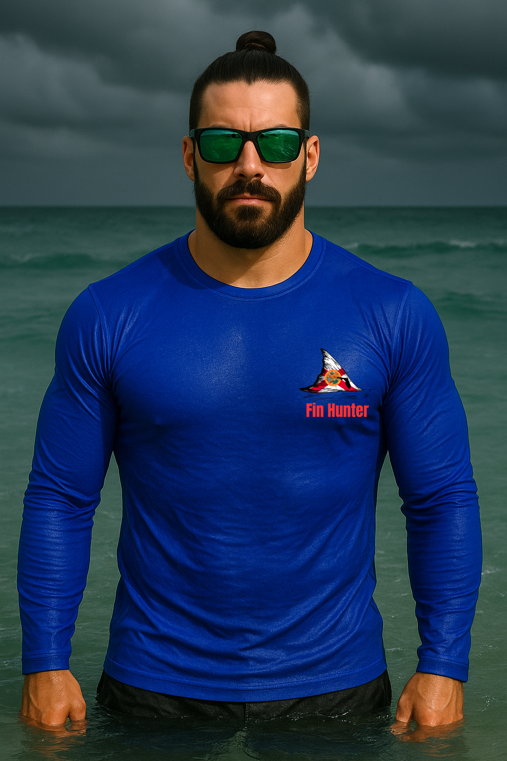 Red Fin Long Sleeve Performance UPS 50