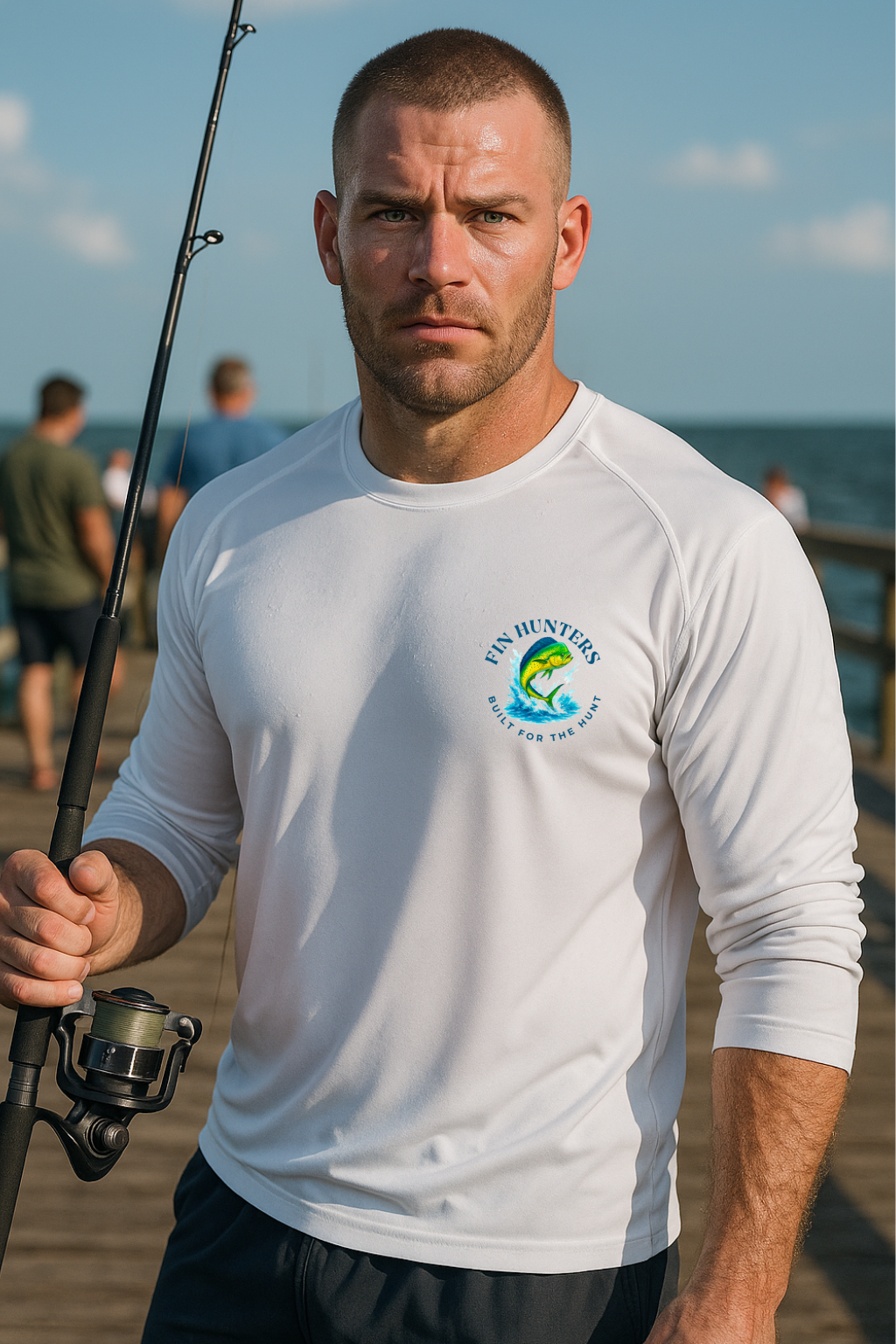 Florida Fin Hunters Mahi Long Sleeve UPF Shirt