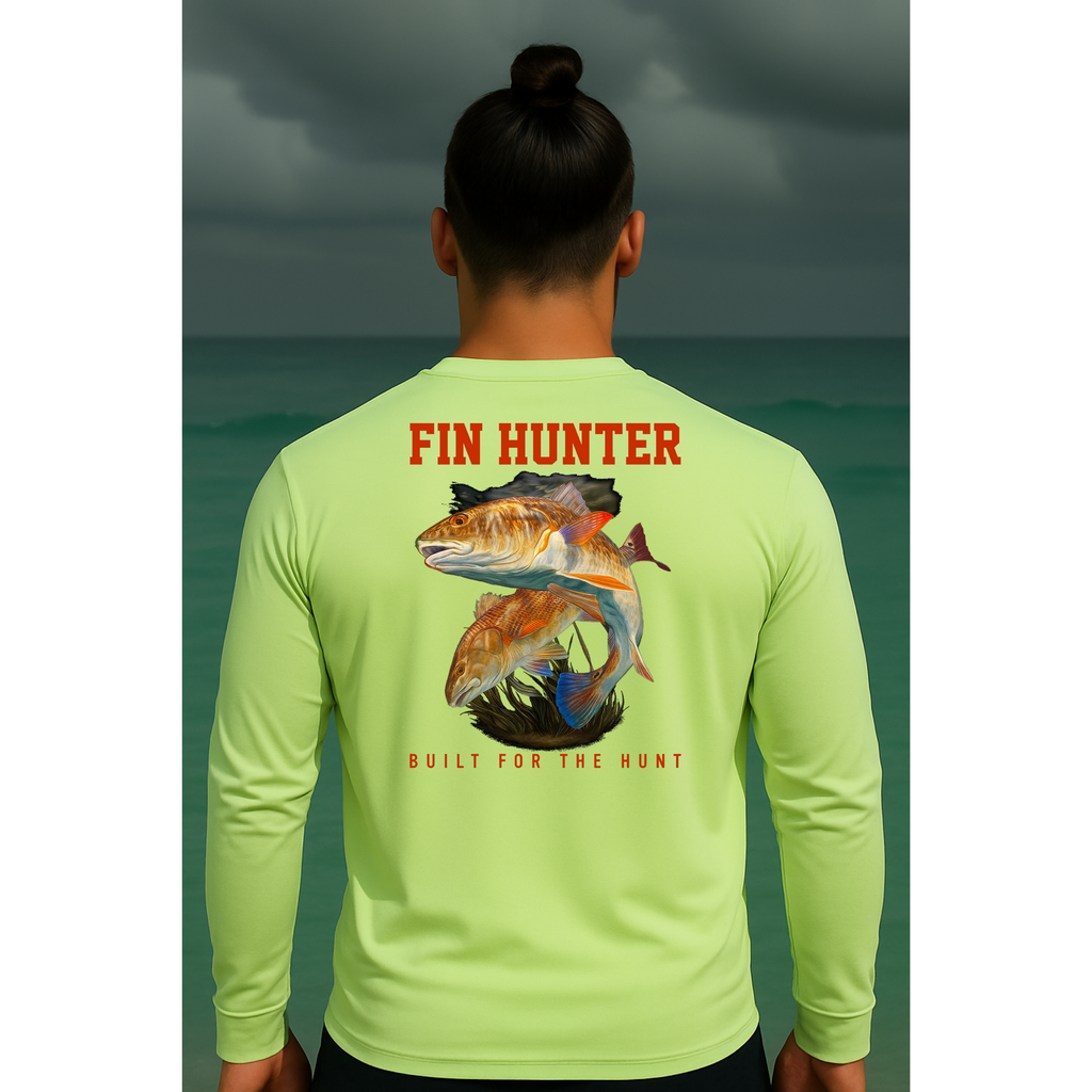 Red Fin Long Sleeve Performance UPS 50