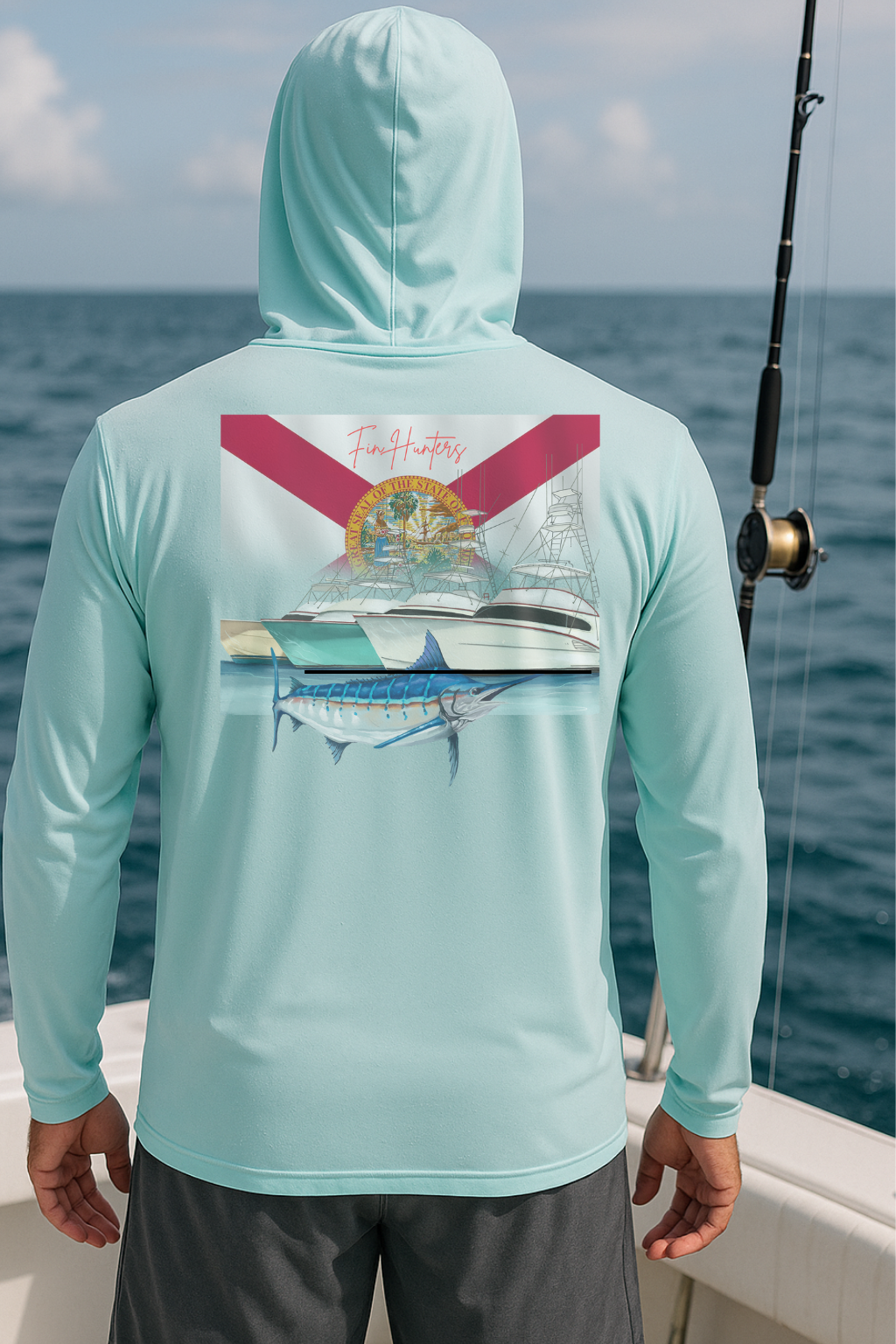 Florida Flag Long Sleeve Performance Shirt