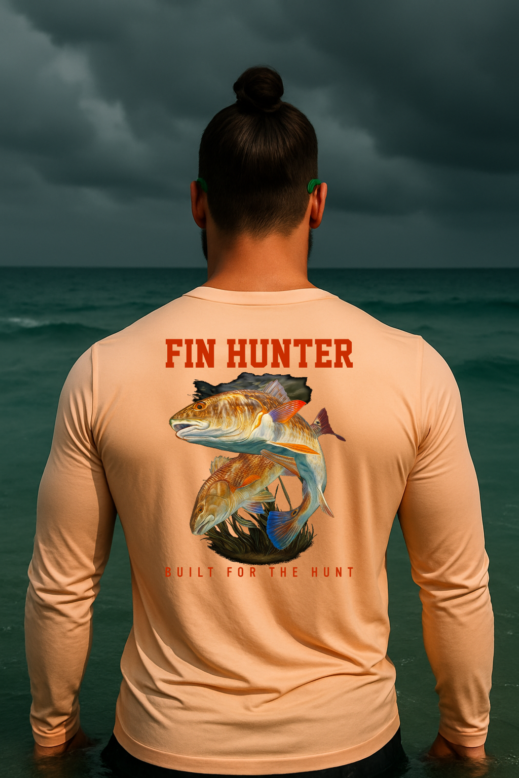 Red Fin Long Sleeve Performance UPS 50