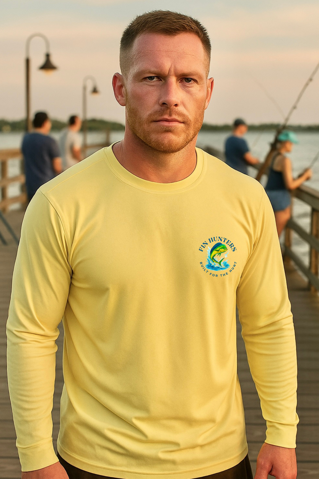 Florida Fin Hunters Mahi Long Sleeve UPF Shirt