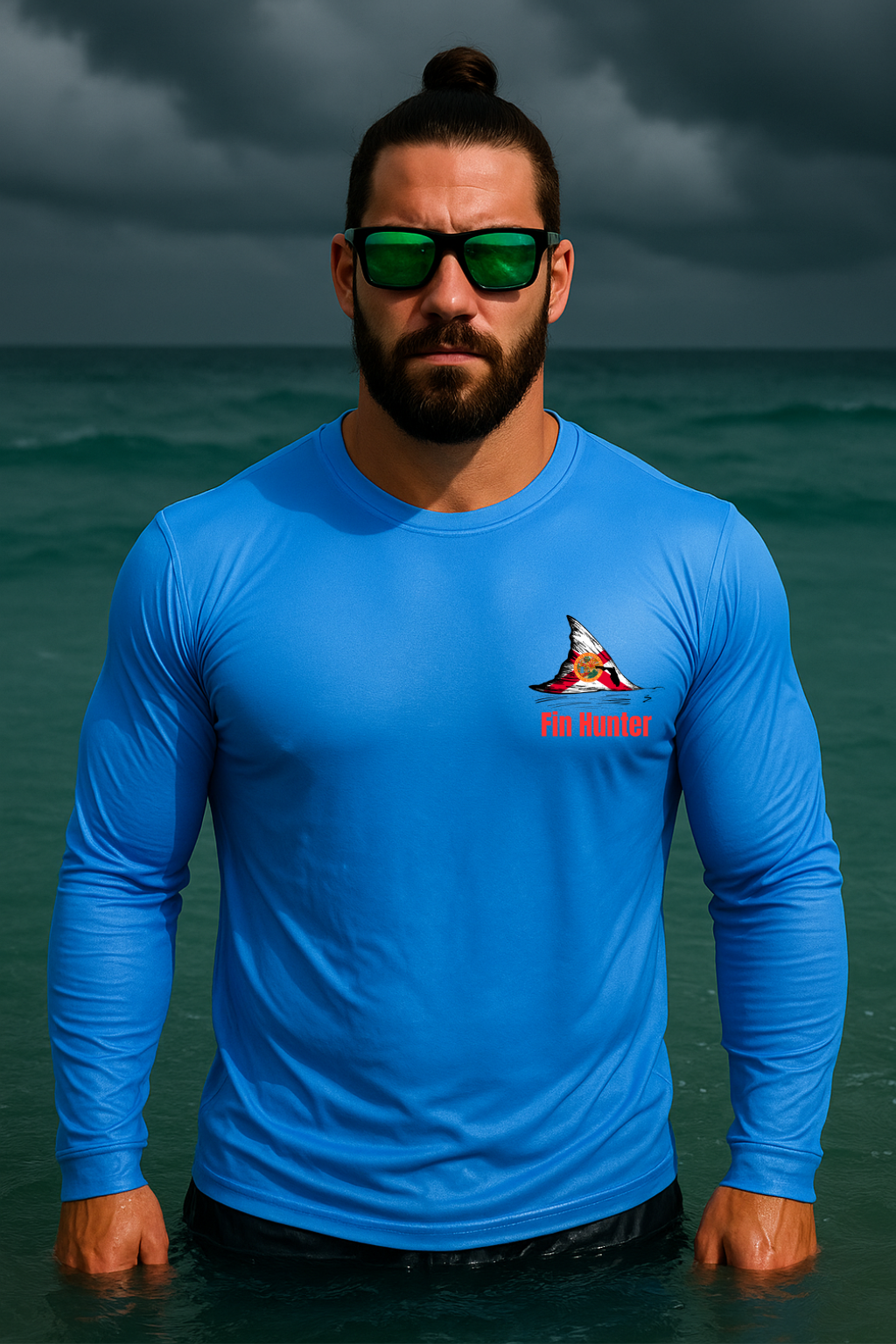 Red Fin Long Sleeve Performance UPS 50