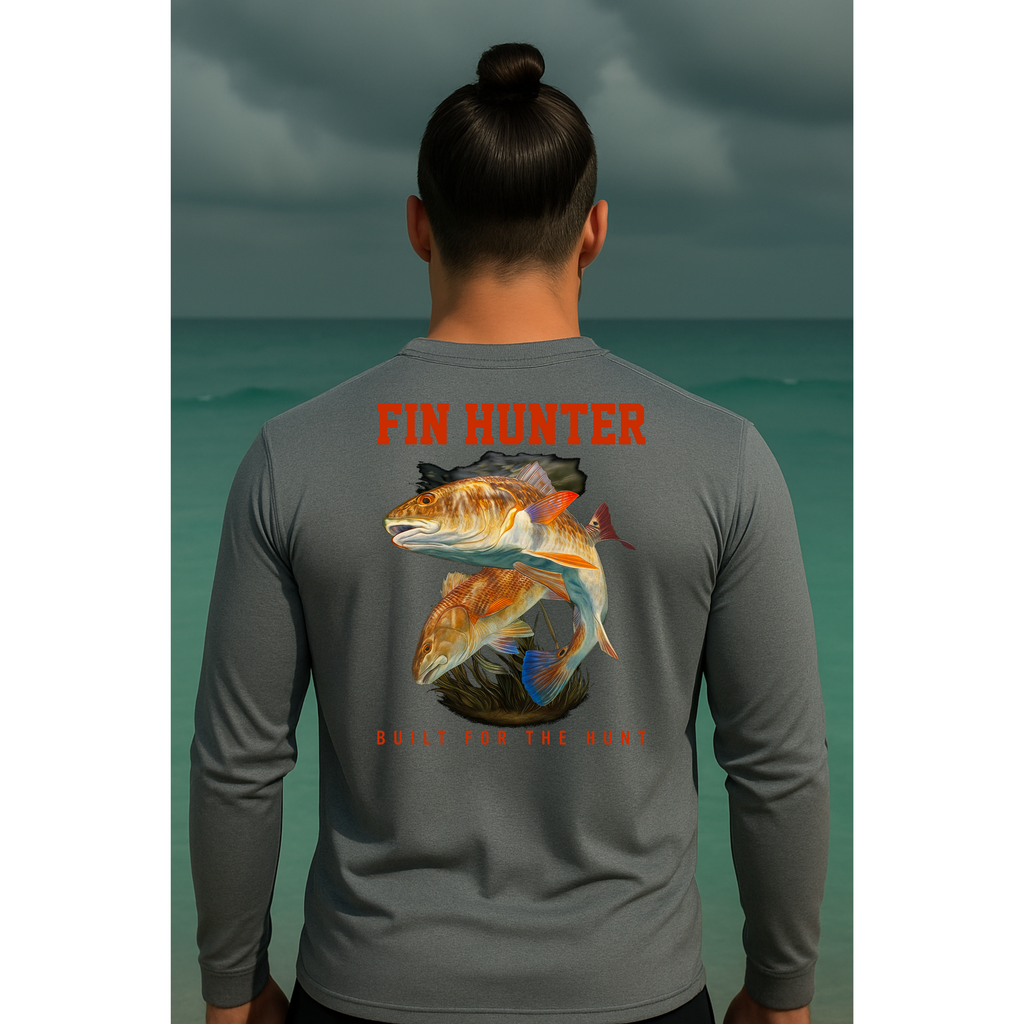 Red Fin Long Sleeve Performance UPS 50
